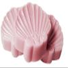 3 Seashell Soaps Gift Set - Fresh Cut Rose Scent Shea Butter Goat Milk Soap view 1