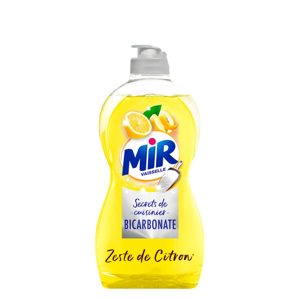 Mir Chef's Baking/Secret Dishes Washing Up Liquid Lemon Zest, 500 ml Pack of 2