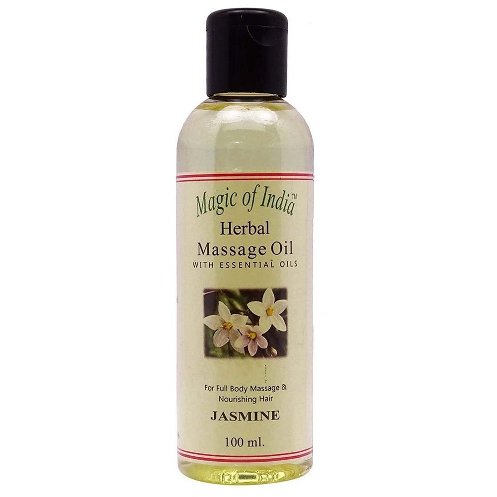 Magic Of India Jasmine Herbal Massage Essential Oil For Full Body - 100 ml
