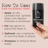 Plant-Based Powder for Thinning Hair - Cover Bald Spots & Thinning Hairline. Instant Hair Filler, Building Fibers for Women & Men. Non-Itchy, Easy Wash Off. (Light Brown) view 4