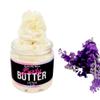 Lavender Whipped Body Butter, natural lotion, organic, 4oz jar, made with shea butter, mango butter, coconut oil, almond oil view 1