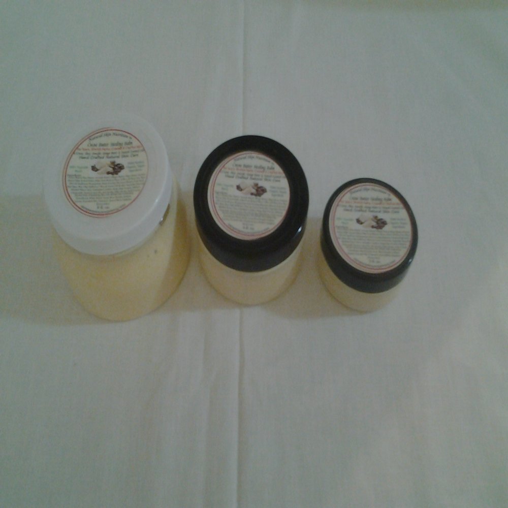 Cocoa Butter Healing Balm-Hand Crafted Natural Vegan Skin Care