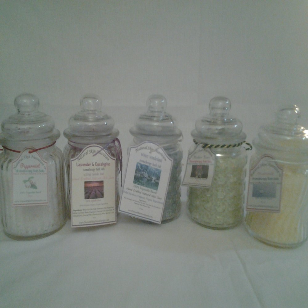 Aromatherapy Bath Salts-Hand Crafted Natural Vegan Skin Care