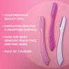 Wilkinson Sword - Intuition Eyebrow Shaper | Facial Hair Remover and Trimmer | Exfoliating Dermaplaning Tool | 3 x Disposable Razors view 3
