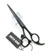 5.5 Inches Hair Cutting Scissors Set with Razor Combs Lether Scissors Case,Hair Cutting Shears Hair Thinning Shears for Personal and Professional (Black) view 4