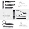 FIXBODY Nail Clippers for Men, Nail Grooming Kit, Manicure Kit Gift for Men, Nail Clippers Set for Women, Fingernail Clippers and Toenail Clippers view 2