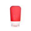 humangear GoToob+ (Medium) | Refillable Silicone Travel Bottle | Locking Lid | Food-Safe Material | Red, Medium (2.5 fl.oz.; 74ml) view 1