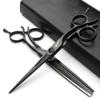 6.0 inch Japan Imported 440C Hairdressing Scissors Cut Hair high-end Household Haircut Scissors Liu Haiping Cut Avant-Garde Design Handle (2pcs) view 1