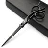 6.0 inch Japan Imported 440C Hairdressing Scissors Cut Hair high-end Household Haircut Scissors Liu Haiping Cut Avant-Garde Design Handle (2pcs) view 2