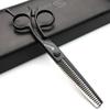 6.0 inch Japan Imported 440C Hairdressing Scissors Cut Hair high-end Household Haircut Scissors Liu Haiping Cut Avant-Garde Design Handle (2pcs) view 3