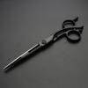 6.0 inch Japan Imported 440C Hairdressing Scissors Cut Hair high-end Household Haircut Scissors Liu Haiping Cut Avant-Garde Design Handle (2pcs) view 4