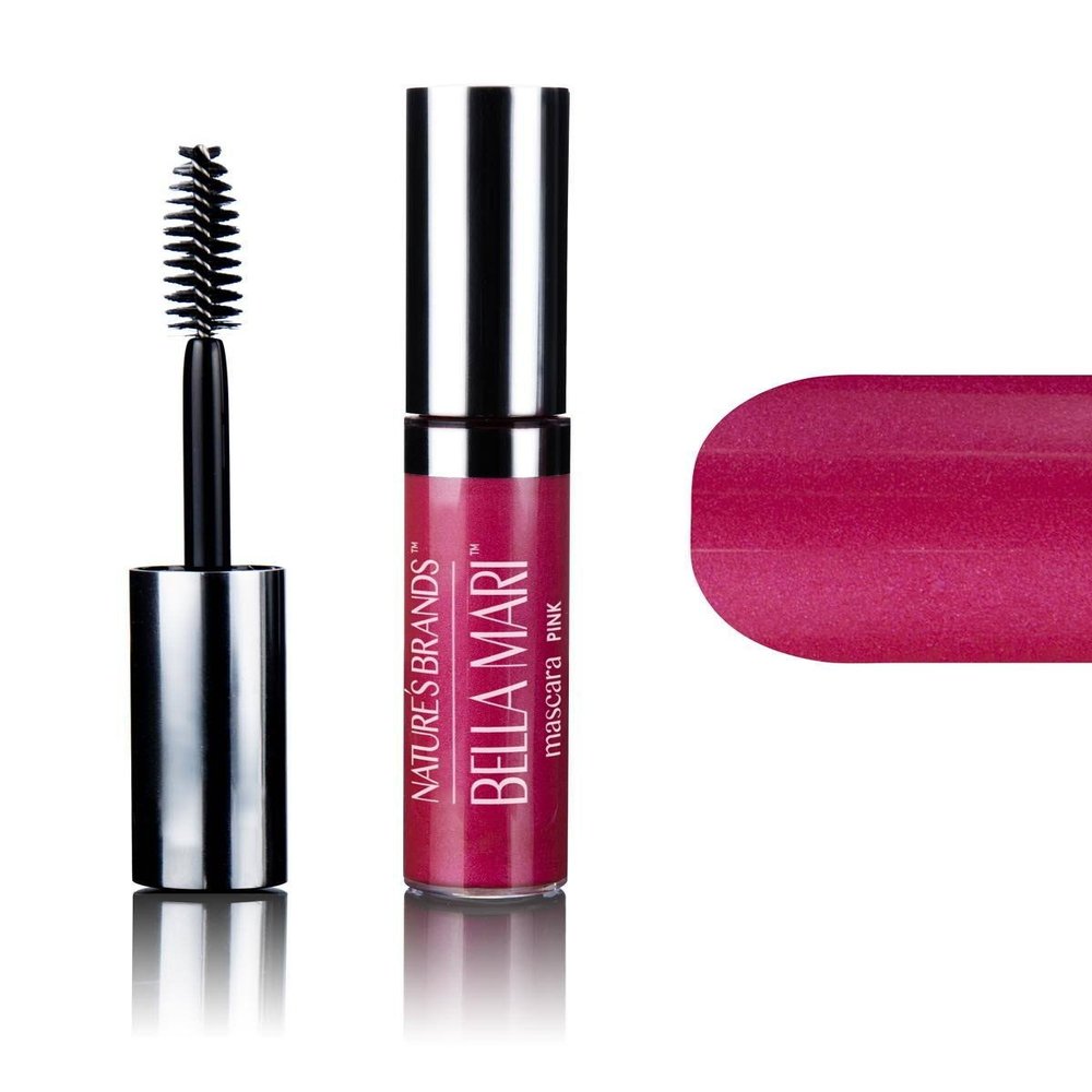 Bella Mari Natural Mascara, Pink; 0.4oz