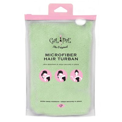 Bath Accessories Microfiber Hair Turban Green