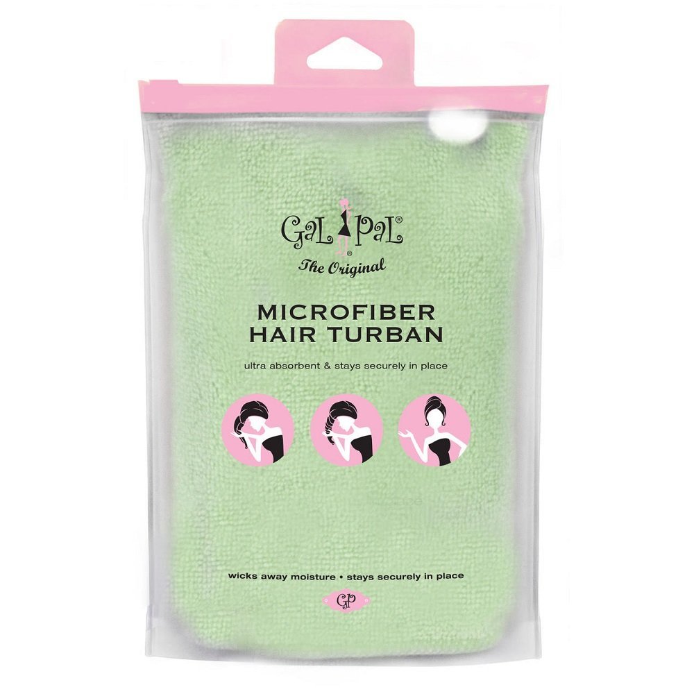 Bath Accessories Microfiber Hair Turban Green