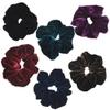 6 Pcs Large Size Neutral Color Scrunchies for Women Hair Elastic Bands view 1