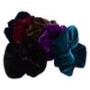 6 Pcs Large Size Neutral Color Scrunchies for Women Hair Elastic Bands view 2