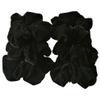 6 Pcs Black Color Large Size Velvet Scrunchies for Women Hair Elastic Bands view 2