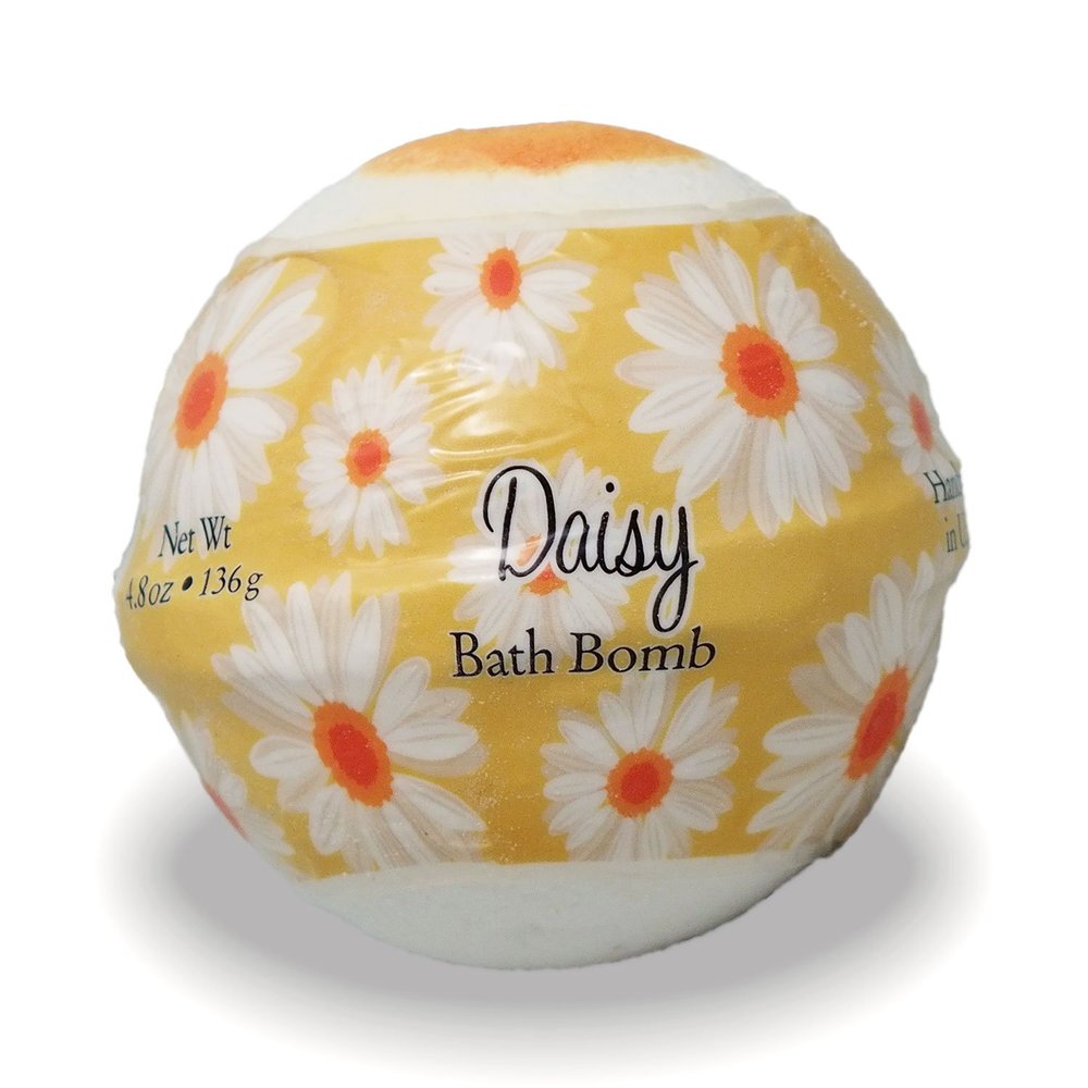Bath Bombs - DAISY  Shea Butter and Coconut & Argan Oil Formula Moisture Your Skin To Lay Foam Protection Bathing Agent '