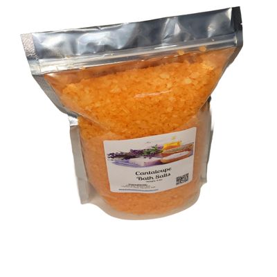 Bath Salts | 4lb Bag | Cantaloupe Scent