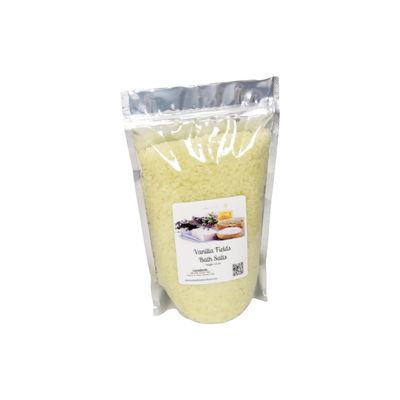 Bath Salts | 4lb Bag | Vanilla Fields Scent | Bathing | Body Care | Beauty | Relaxation | Spa