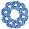 10 Pack Shoelace Hair Scrunchies Hair Ties - Light Blue view 1