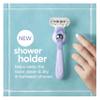 Gillette Venus Deluxe Smooth Swirl Women's Razor + 3 Razor Blade Refills, with Flexiball Technology, Lubrastrip with A Touch of Vitamin E view 3