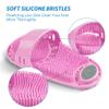 meidong Silicone Shower Foot Scrubber Personal Foot Massage and Cleaning, Non-Slip Foot Scrubber for Men and Women (1PCS Pink) view 2