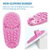 meidong Silicone Shower Foot Scrubber Personal Foot Massage and Cleaning, Non-Slip Foot Scrubber for Men and Women (1PCS Pink) view 3