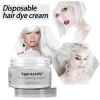 Hair Wax Color White, Temporary Hair Color Dye Washable Hair Styling Mud, Style Clay for Girls Boys Teens Women, Instant Hair Coloring Gel Cream for DIY Cosplay Halloween Children's Day (1, White) view 4