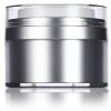 0.50 oz / 15 ml Platinum Silver Airless Jar Refillable Cosmetic (2 pack) view 1