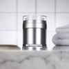 0.50 oz / 15 ml Platinum Silver Airless Jar Refillable Cosmetic (2 pack) view 3