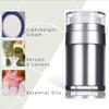 0.50 oz / 15 ml Platinum Silver Airless Jar Refillable Cosmetic (2 pack) view 4