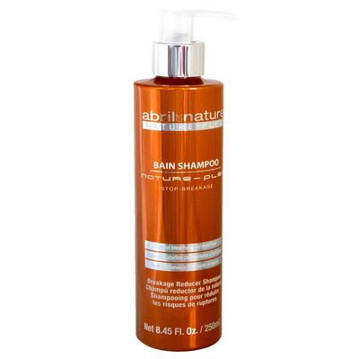 abril et nature - Nature Plex, STOP Breakage - Preventive, Protective, and Repairing Shampoo - For Highly Treated or Damaged Hair - Professional Breakage Protection Treatment - 250 ml
