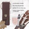 3 Swords Germany - brand quality 3 piece manicure pedicure grooming kit set for professional finger & toe nail care scissors file genuine leather case in gift box, Made in Solingen Germany (03744 ) view 4
