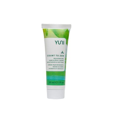 YUNI Beauty Count To Zen Rejuvenating Hand and Body Crme Travel Size