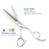 6" Barber Hair Scissors Hair Thinning Shears Professional Hair Thinning Scissors 30 Teeth 440C Silvery Convex Edge KINSARO for Hairdresser Barbershop or Home Use view 3