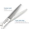 6" Barber Hair Scissors Hair Thinning Shears Professional Hair Thinning Scissors 30 Teeth 440C Silvery Convex Edge KINSARO for Hairdresser Barbershop or Home Use view 4