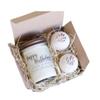 Birthday Gift Idea Birthday Cake Themed Gift Set with Vanilla Cake Candle and Vanilla Sprinkle Bath Bombs view 1