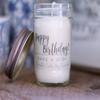 Birthday Gift Idea Birthday Cake Themed Gift Set with Vanilla Cake Candle and Vanilla Sprinkle Bath Bombs view 4
