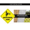 Kid Crossing Sign Zone Xing | Indoor/Outdoor | 14" Tall Children Child Play Slow be Safe Caution view 4