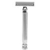 Fendrihan "Bay" Double Edge Safety Razor with Barber Pole Lined Handle view 1