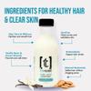 Teenology Teen Conditioner  Avoid Acne Breakouts, Non-Comedogenic, For Dry & Oily Scalps, Sulfate & Paraben Free, Natural Botanical Extracts, for Clear Skin & Healthy Hair, 16 oz  (Vanilla Almond) view 3