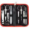 3 Swords Germany  brand quality 8 piece manicure pedicure grooming kit set view 1
