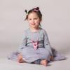 Girls Little Bow Hair Clip 4-pc Set - Blue - Multi Mix view 3