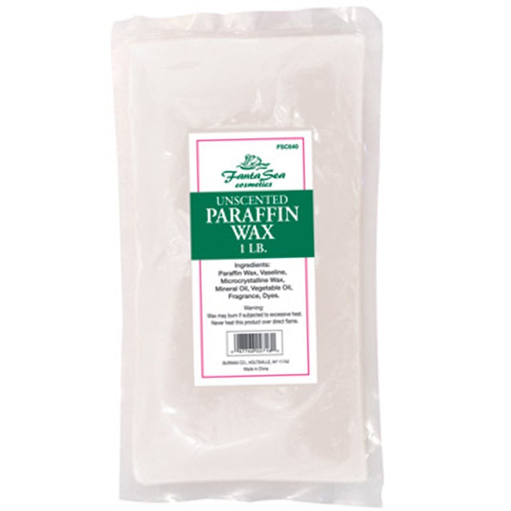 Burmax WA-FSC640 FANTASEA UNSCENTED Paraffin Wax - 1 LB
