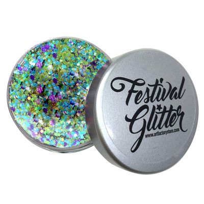 Art Factory Festival Glitter - Mermaid (50 ml/1 fl oz), Cosmetic Glitter Gel