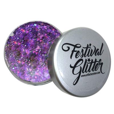 Art Factory Festival Glitter - Fierce (50 ml/1 fl oz), Cosmetic Glitter Gel