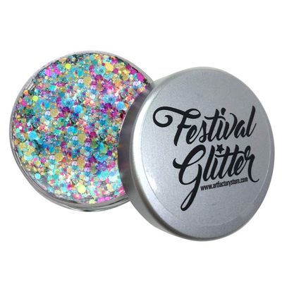 Art Factory Festival Glitter - Unicorn Pop (50 ml/1 fl oz), Cosmetic Glitter Gel