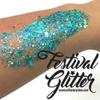 Art Factory Festival Glitter - Blue Lagoon (50 ml/1 fl oz), Cosmetic Glitter Gel view 3