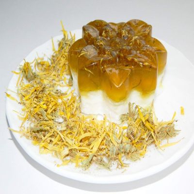 Acne Soap Herbal Scrub Face Peel Camomile Calendula Soaps Clear Skin Polish Cleanser Anti Acne Aging Vegan Organic Teen Girl Gift Sister Exfoliating Peeling Bath Chamomile Handmade Homemade